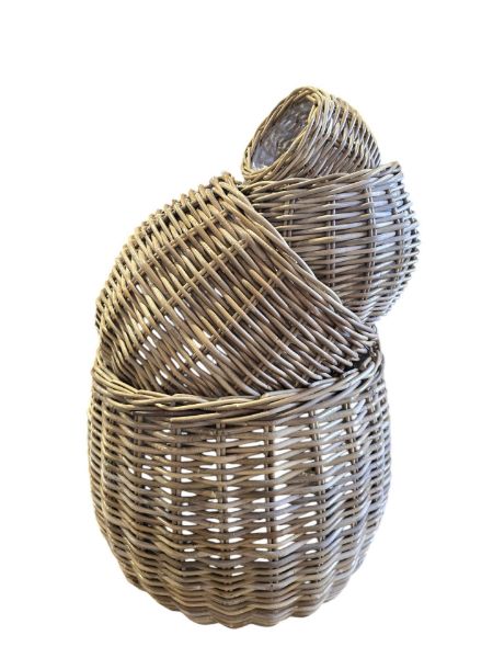 Afbeelding van Round Basket set of 4 PROMO (last items)