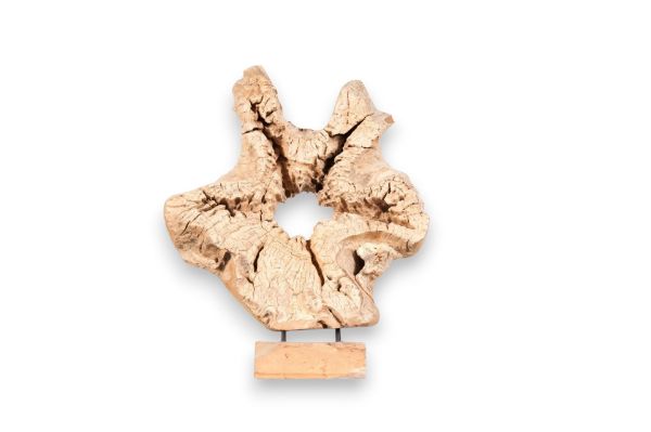 Afbeelding van WOODEN STATUE "SLICE"
