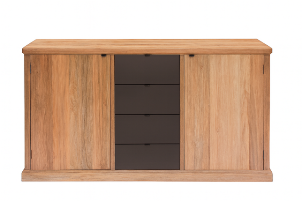Picture of Dressoir, 4drs, 4black drws